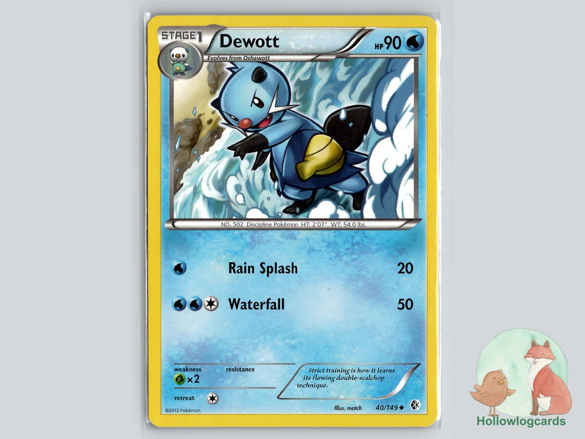 Dewott (40/149) - Boundaries Crossed Pokémon Card