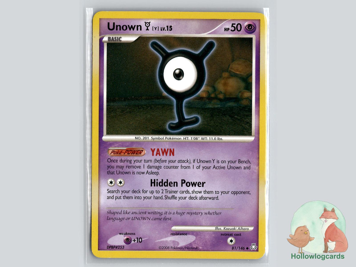 Unown [Y] (81/146) - Legends Awakened Pokémon Card