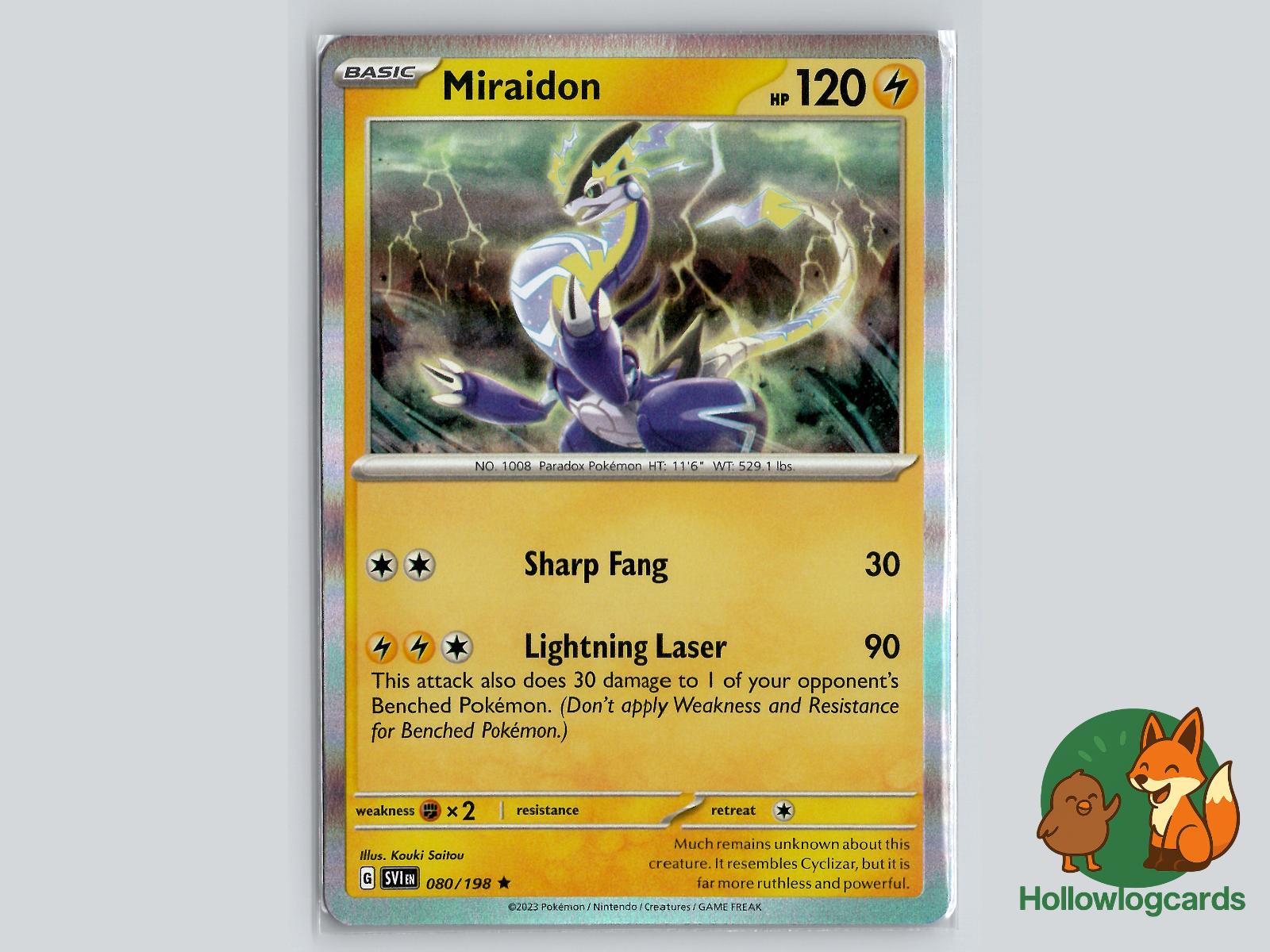 Miraidon (080/198) - Scarlet & Violet Pokémon Card