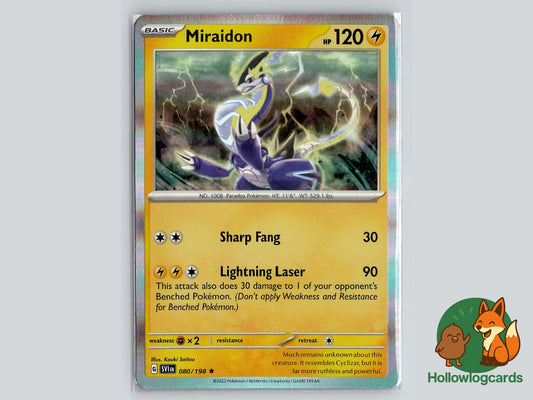 Miraidon (080/198) - Scarlet & Violet Pokémon Card