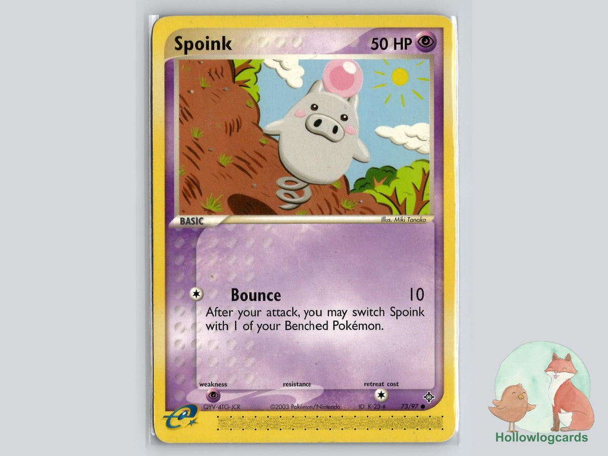 Spoink (73/97) - Dragon Pokémon Card