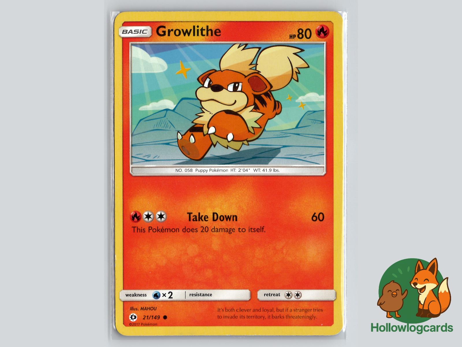 Growlithe (21/149) - Base Pokémon Card