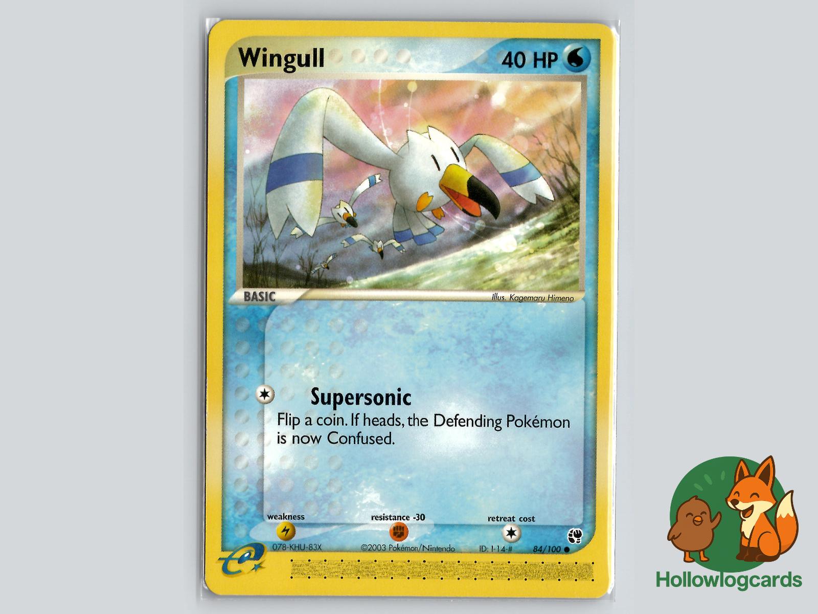 Wingull (84/100) - Sandstorm Pokémon Card