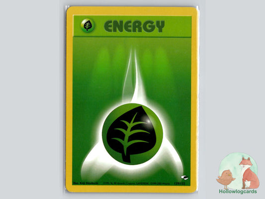 Grass Energy (99/102) - Base Pokémon Card