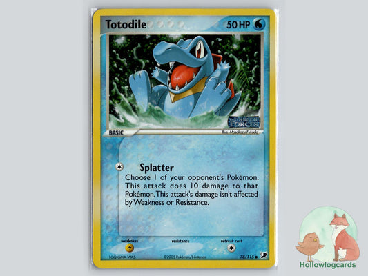 Totodile (78/115) - Unseen Forces Pokémon Card