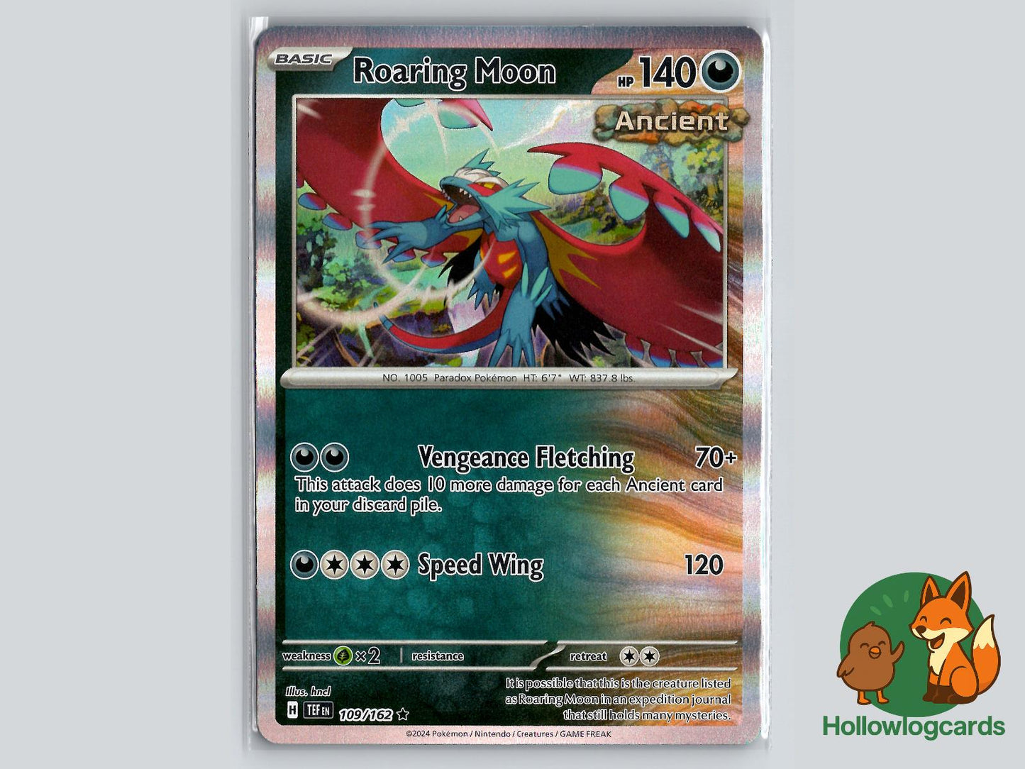 Roaring Moon (109/162) - Temporal Forces Pokémon Card