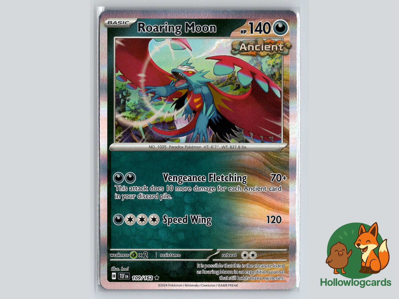 Roaring Moon (109/162) - Temporal Forces Pokémon Card