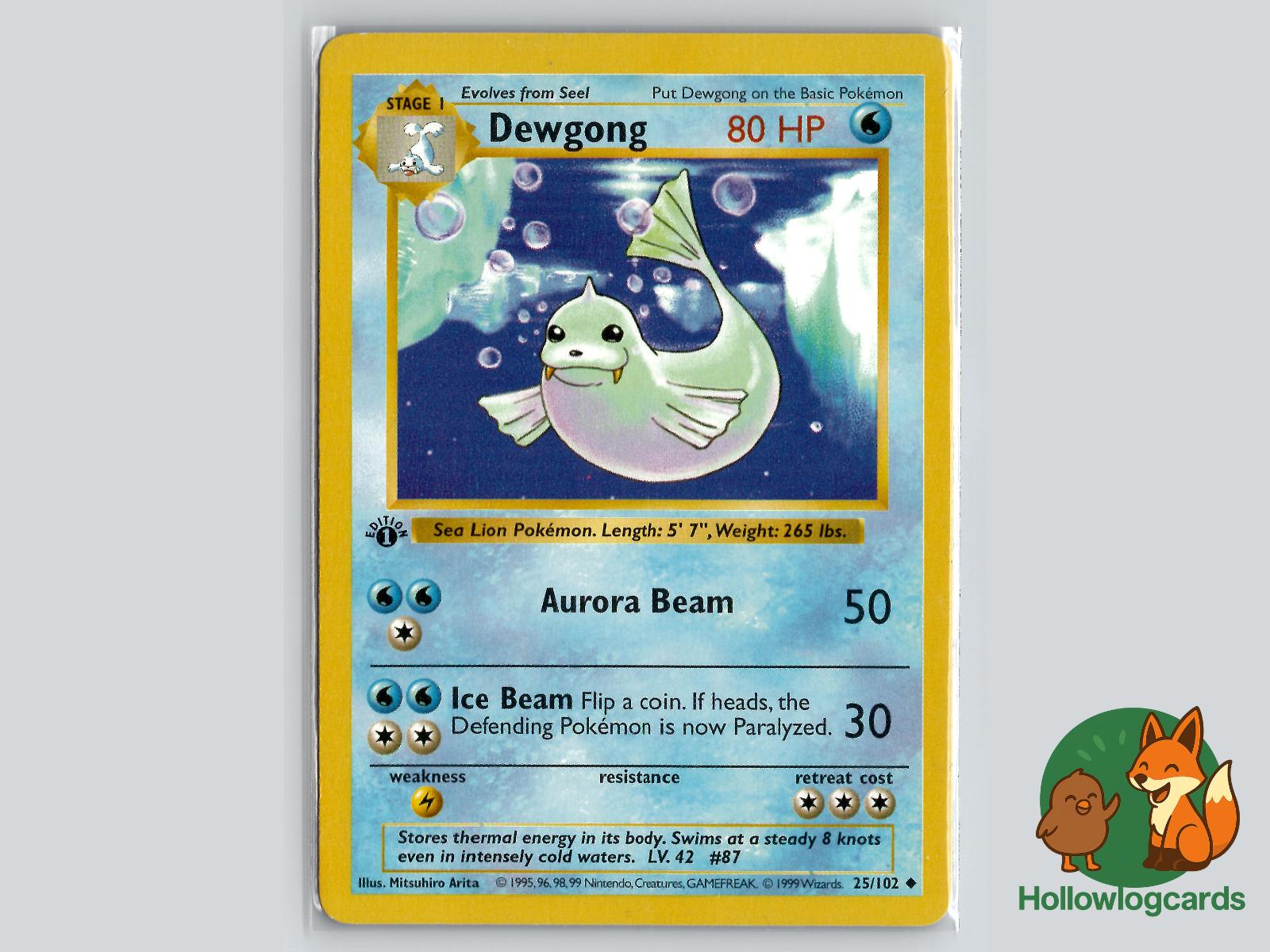 Dewgong (25/102) - Base Pokémon Card