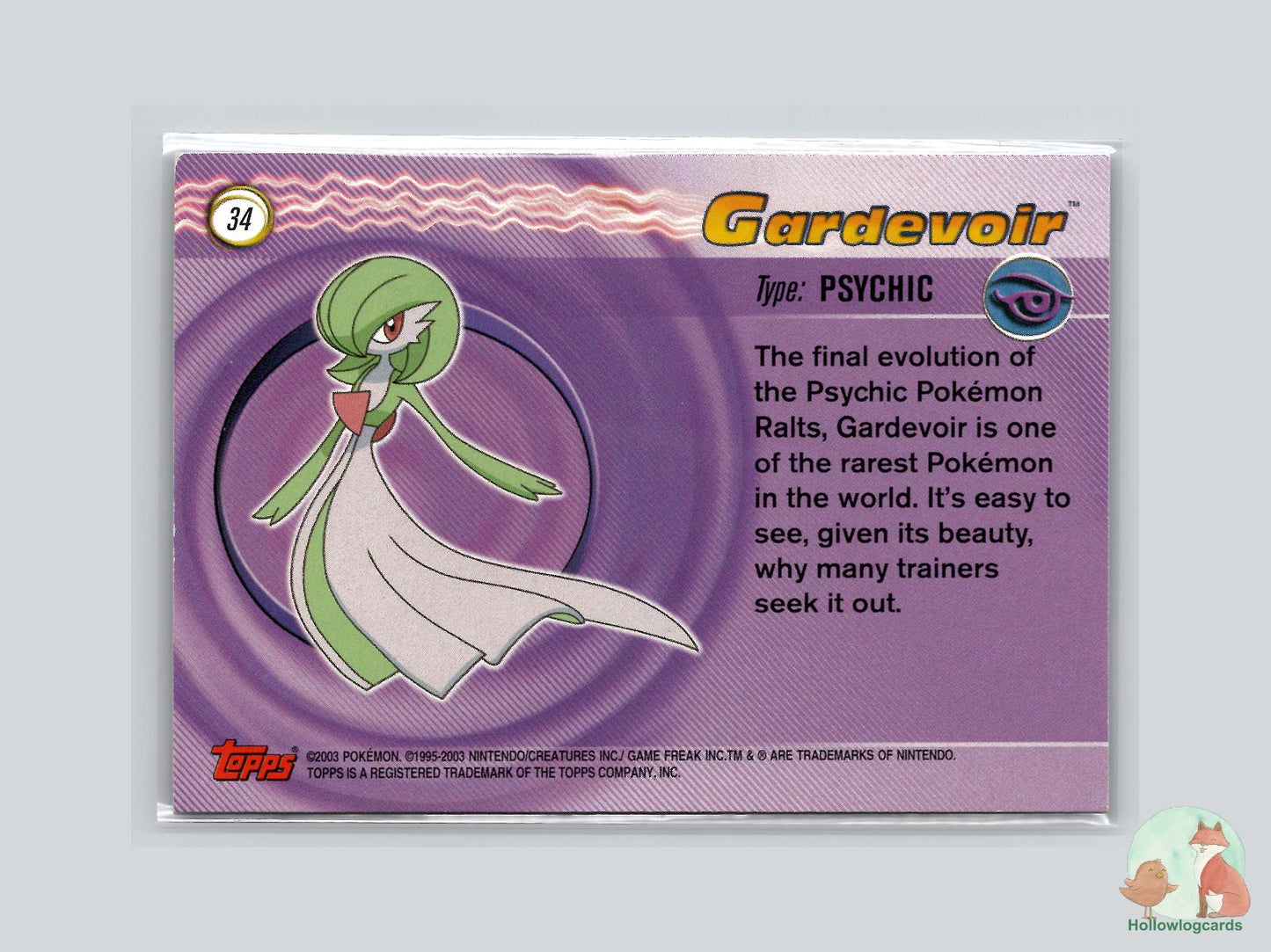 Gardevoir (#34) - Topps Advanced Trading Cards