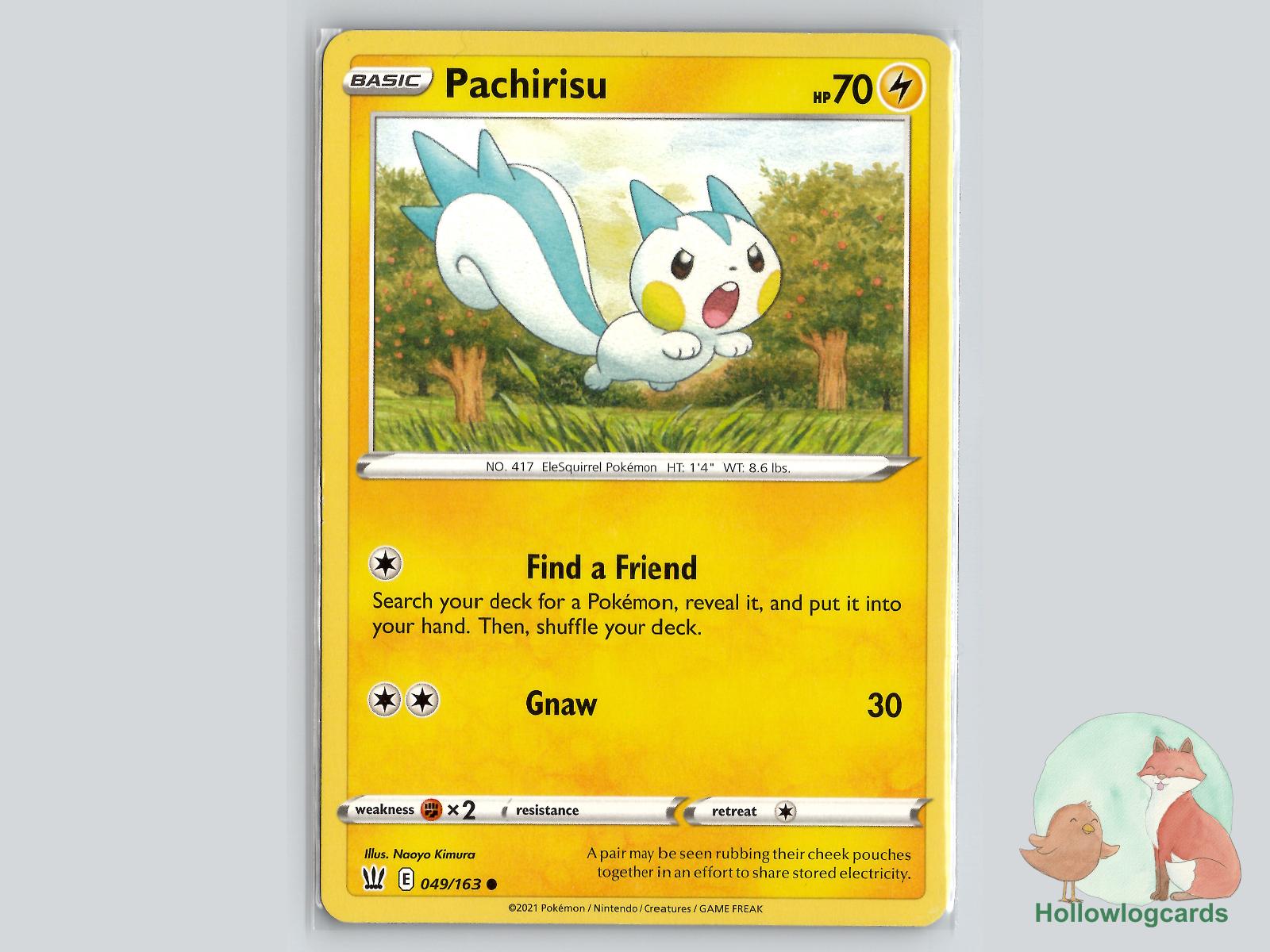 Pachirisu (049/163) - Battle Styles Pokémon Card