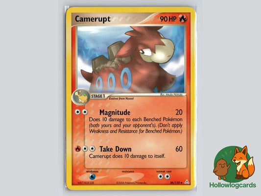 Camerupt (36/110) - Holon Phantoms Pokémon Card