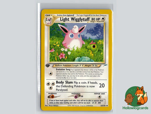 1st Edition Light Wigglytuff (54/105) - Neo Destiny Pokémon Card