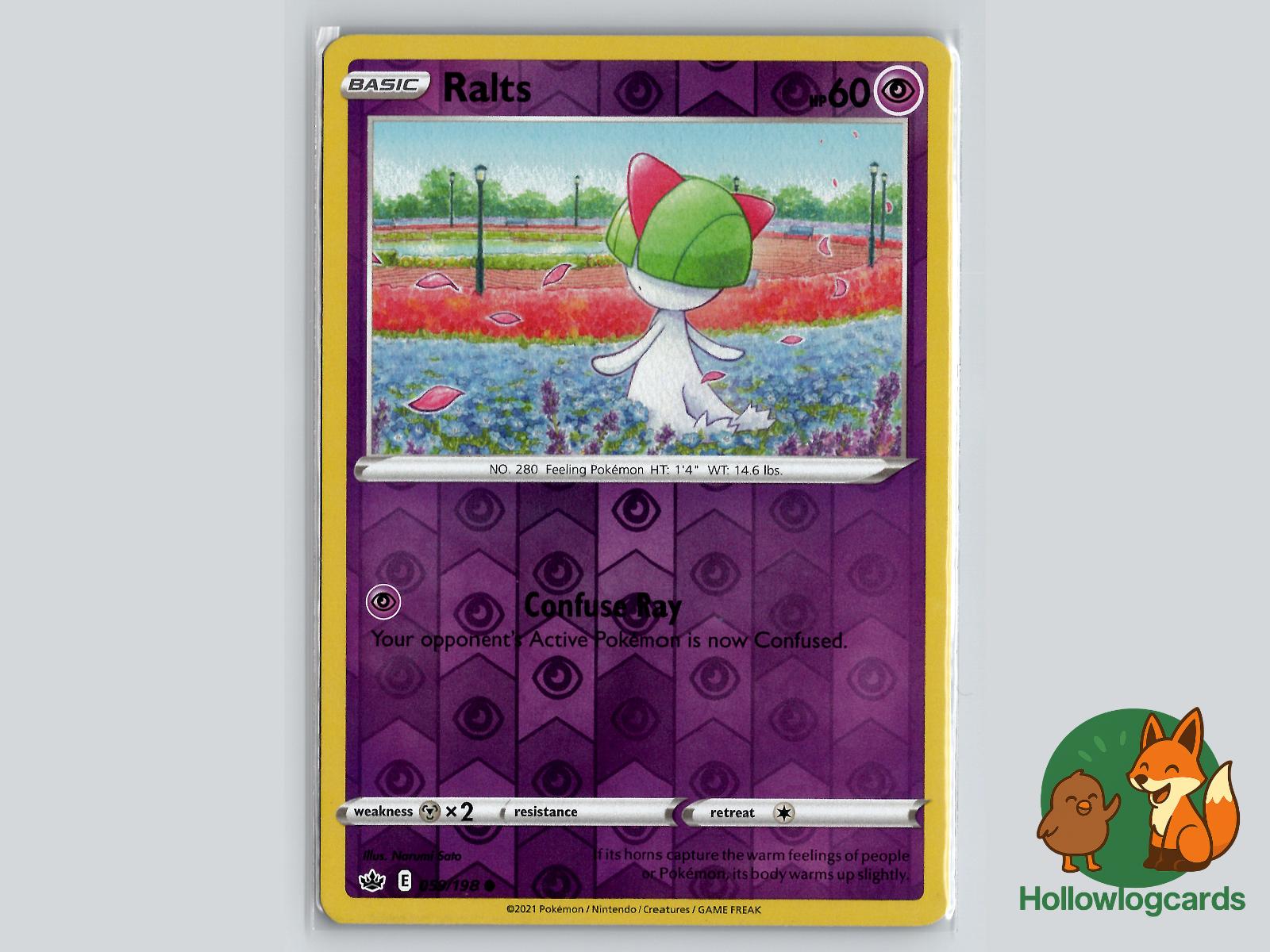 Ralts (059/198) - Chilling Reign Pokémon Card