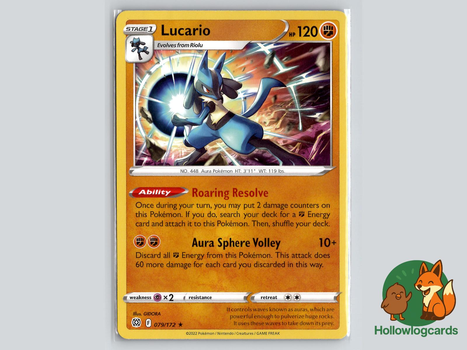 Lucario (79/172) Pokémon Card