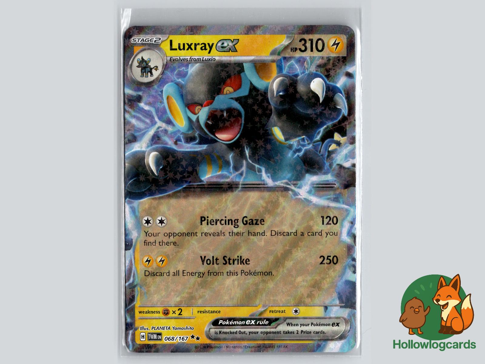 Luxray ex (068/167) - Twilight Masquerade Pokémon Card