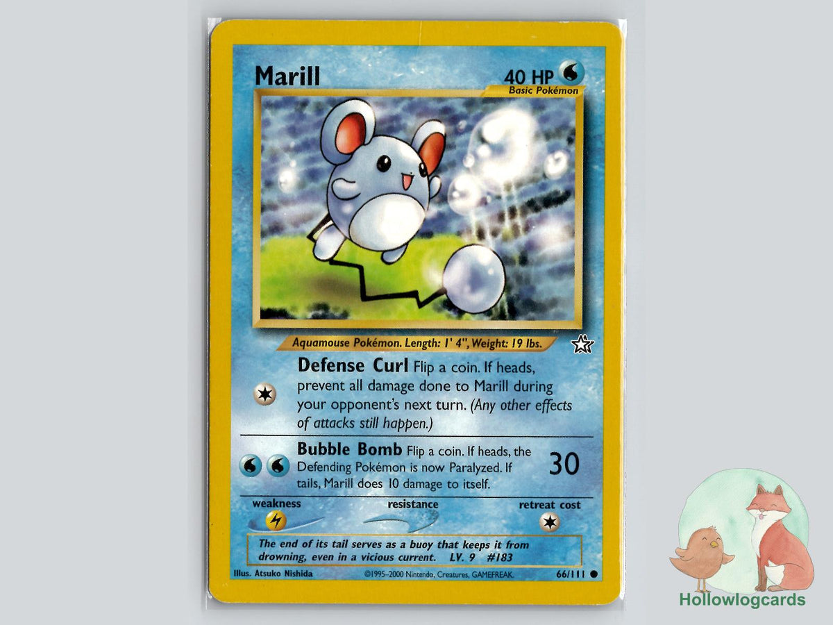 Marill (66/111) - Neo Genesis Pokémon Card