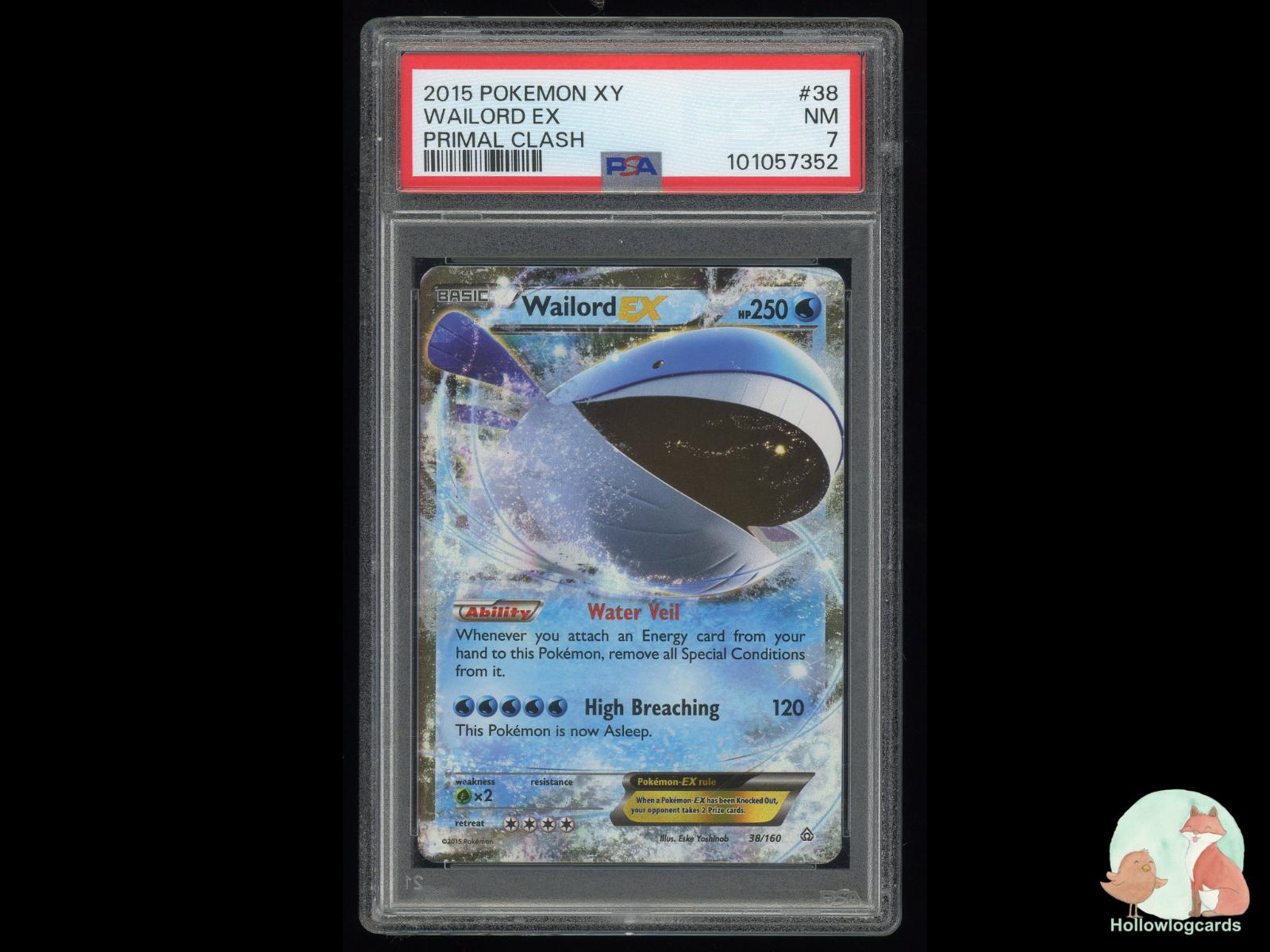 Graded Wailord EX (38/160) Pokémon Card