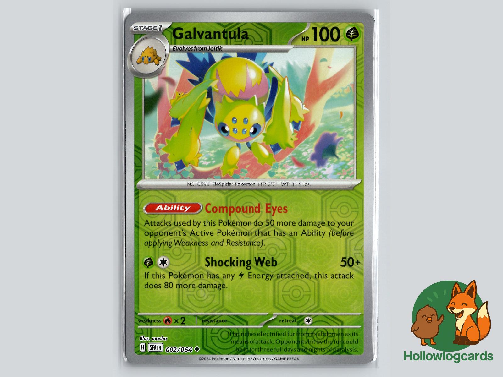 Galvantula (002/064) - Shrouded Fable Pokémon Card
