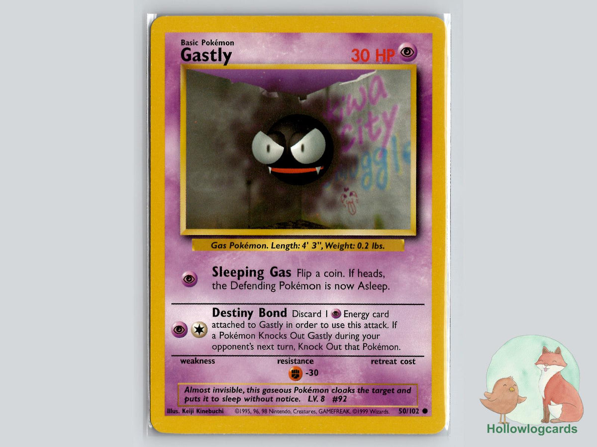 Gastly (50/102) - Base Pokémon Card