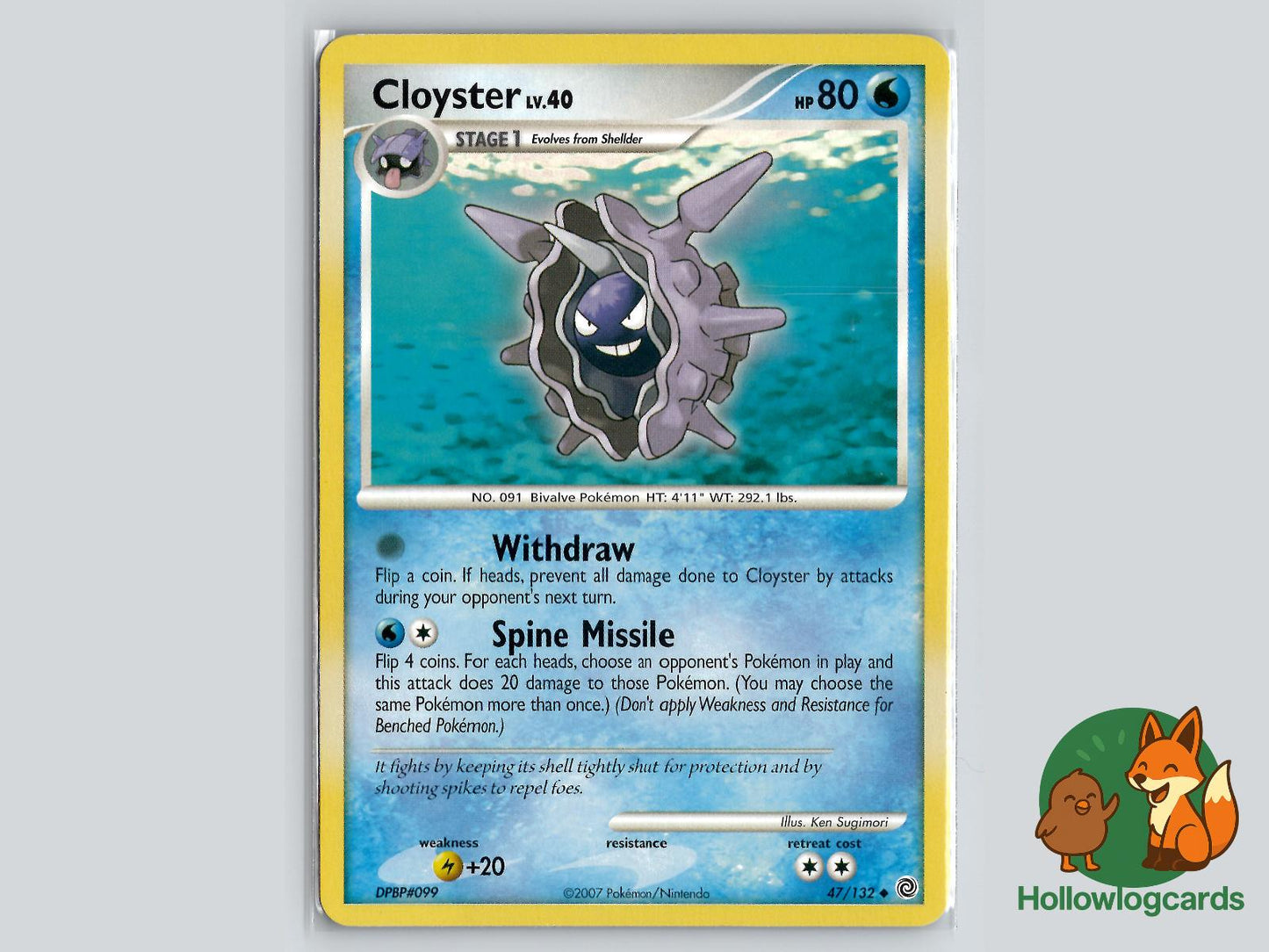 Cloyster (47/132) - Secret Wonders Pokémon Card