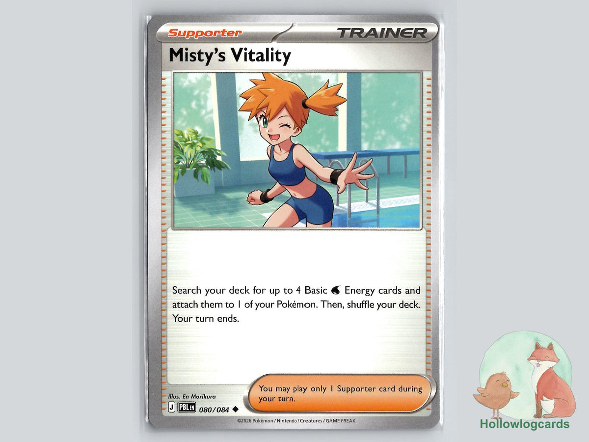 Misty's Vitality (080/084) Pokémon Card