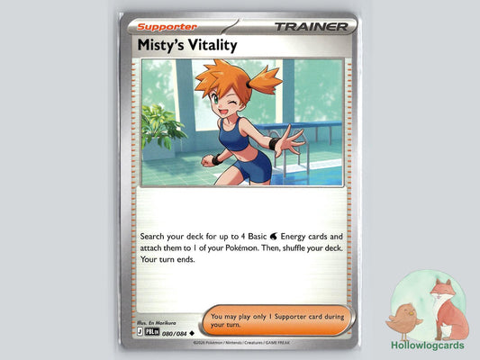 Misty's Vitality (080/084) Pokémon Card