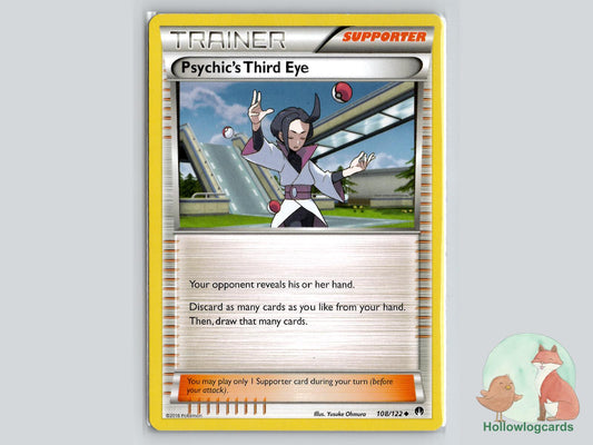 Psychic's Third Eye (108/122) - BREAKpoint Pokémon Card