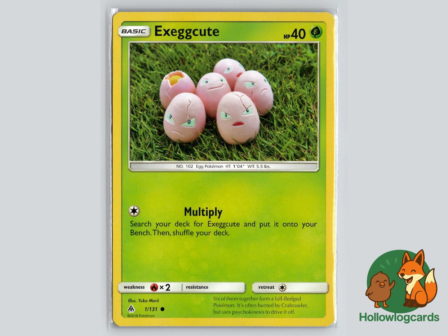 Exeggcute (1/131) - Forbidden Light Pokémon Card
