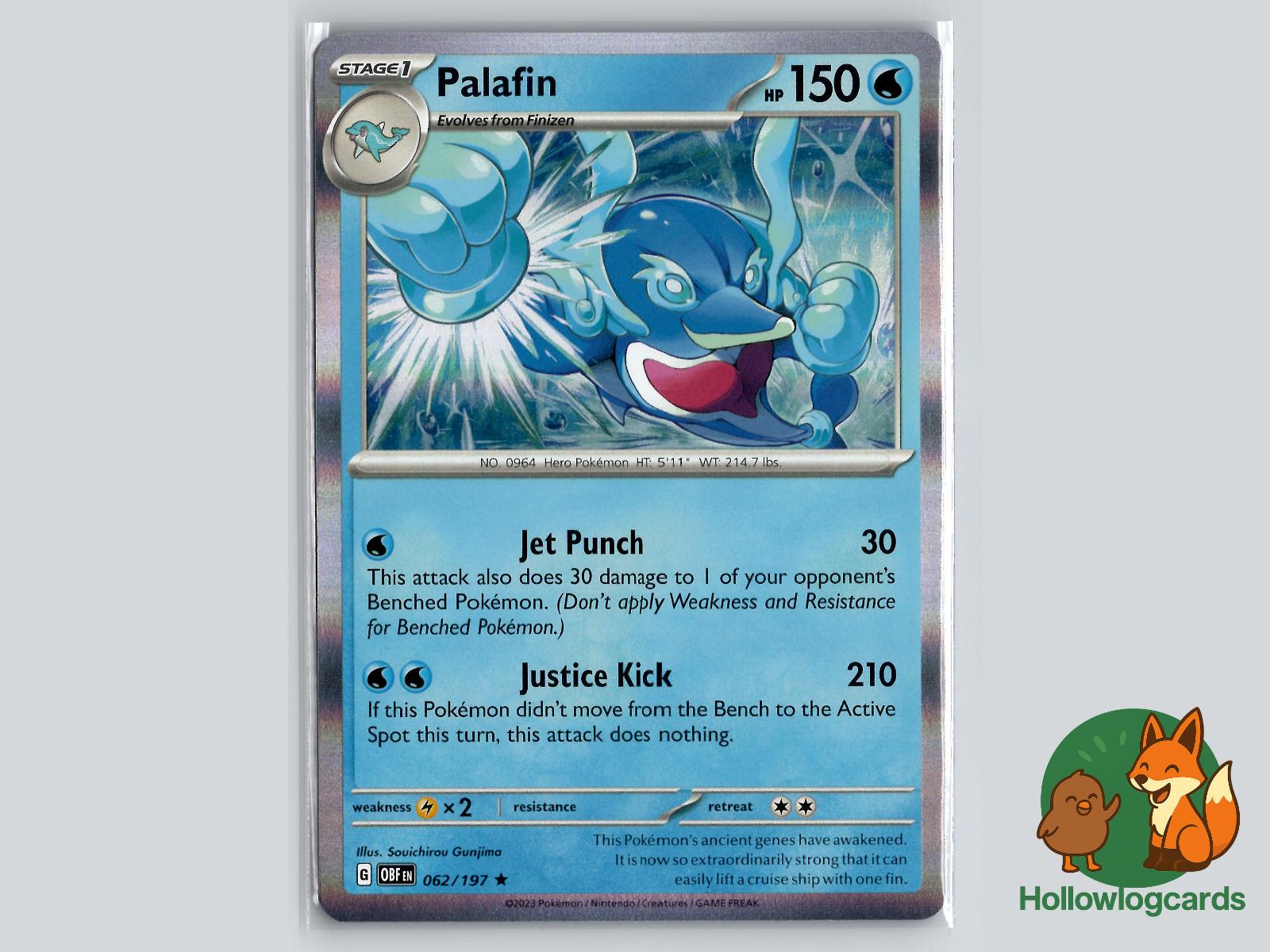 Palafin (062/197) - Obsidian Flames Pokémon Card