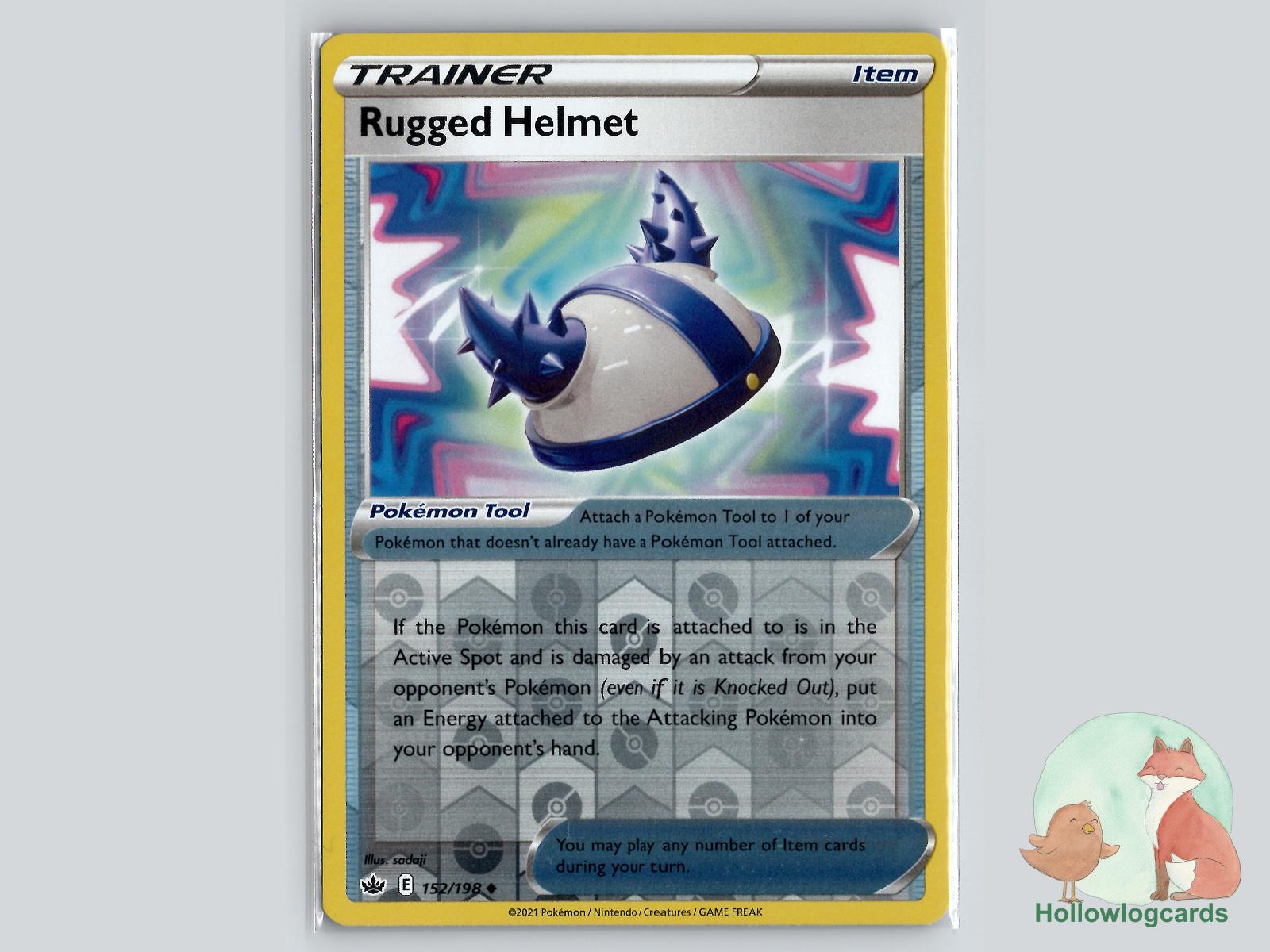 Rugged Helmet (152/198) - Chilling Reign Pokémon Card