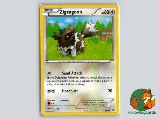 Zigzagoon (111/160) - Primal Clash Pokémon Card