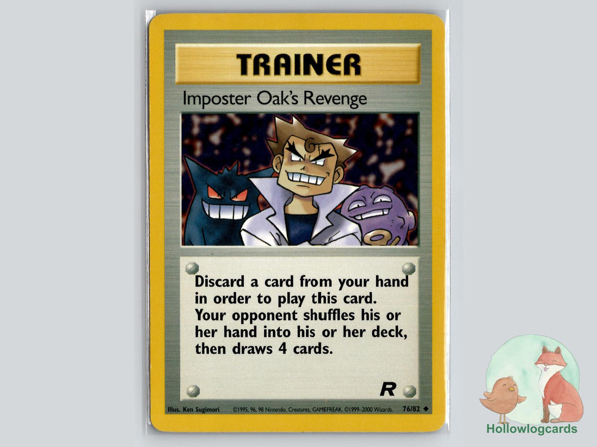 Imposter Oak's Revenge (76/82) - Team Rocket Pokémon Card