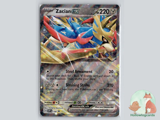 Zacian ex (198) - Scarlet & Violet Pokémon Card