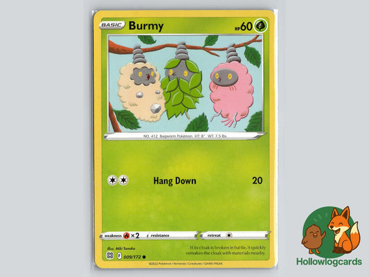Burmy (009/172) - Brilliant Stars Pokémon Card