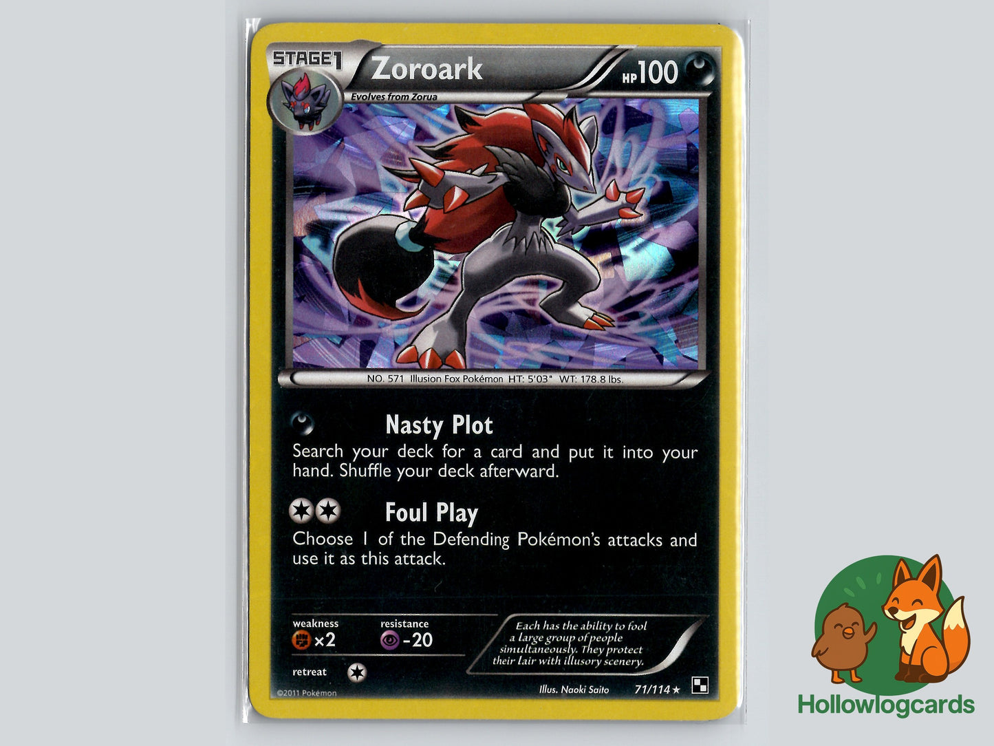 Image of Zoroark Black and White (BLW) #71