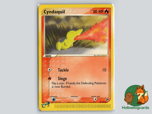 Cyndaquil (59/100) - Sandstorm Pokémon Card