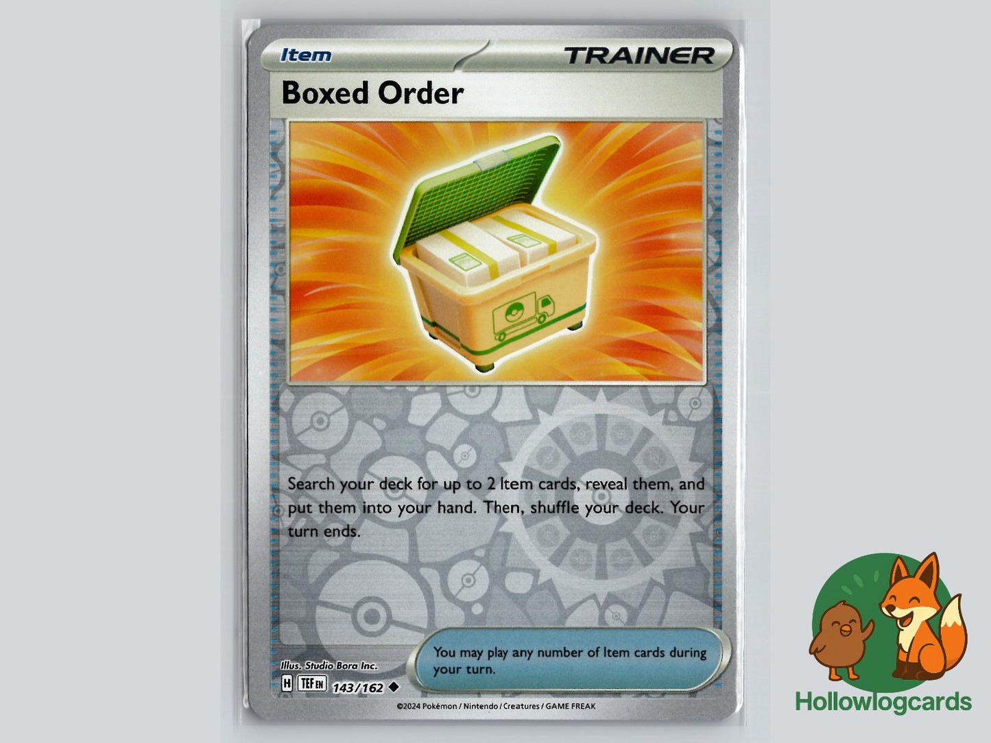 Boxed Order (143/162) - Temporal Forces Pokémon Card