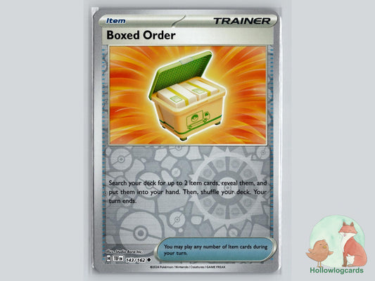 Boxed Order (143/162) - Temporal Forces Pokémon Card