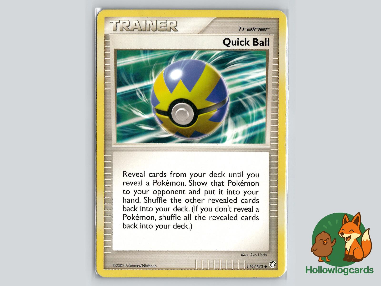 Quick Ball (114/123) - Mysterious Treasures Pokémon Card