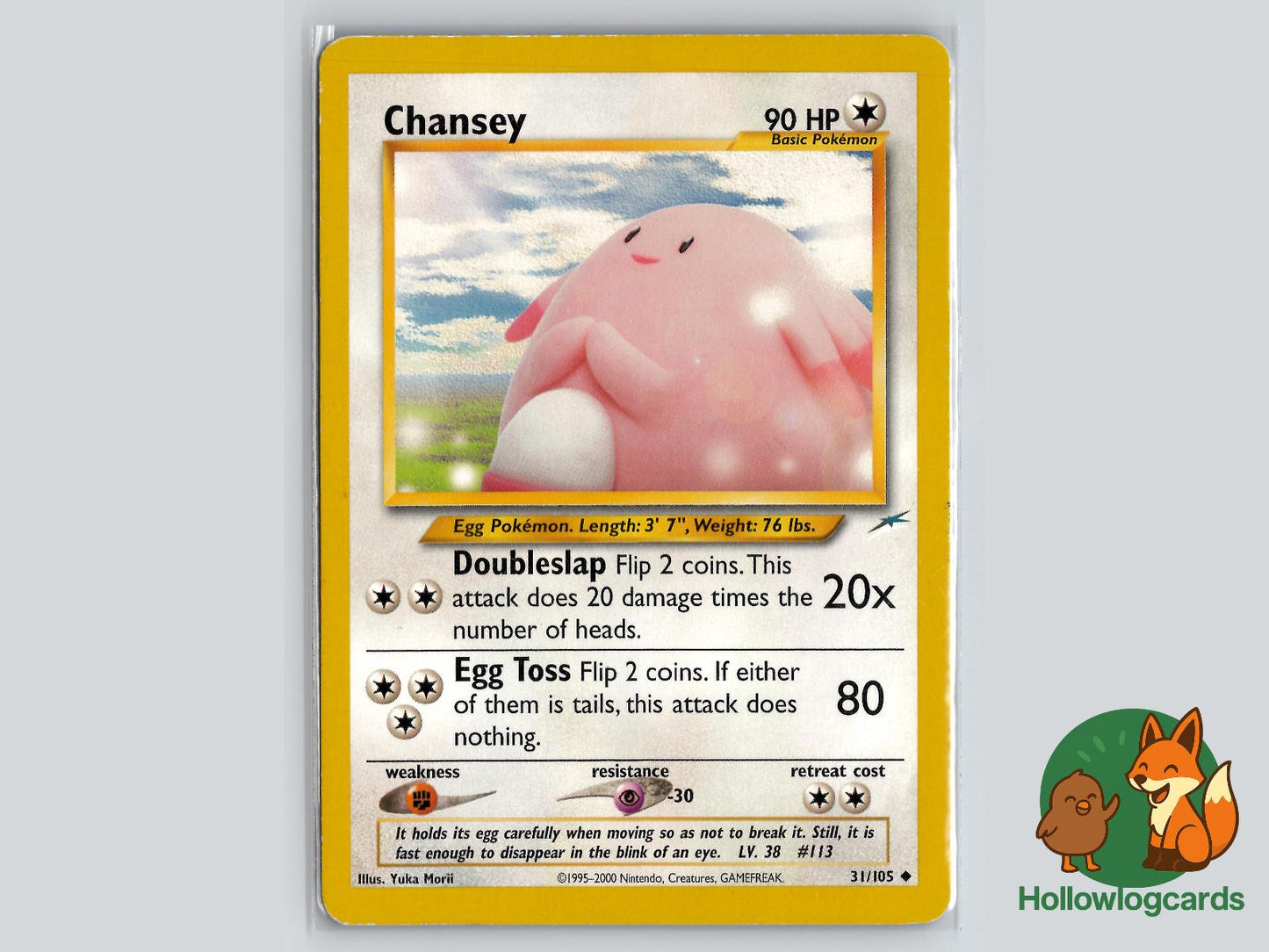 Chansey (31/105) - Neo Destiny Pokémon Card