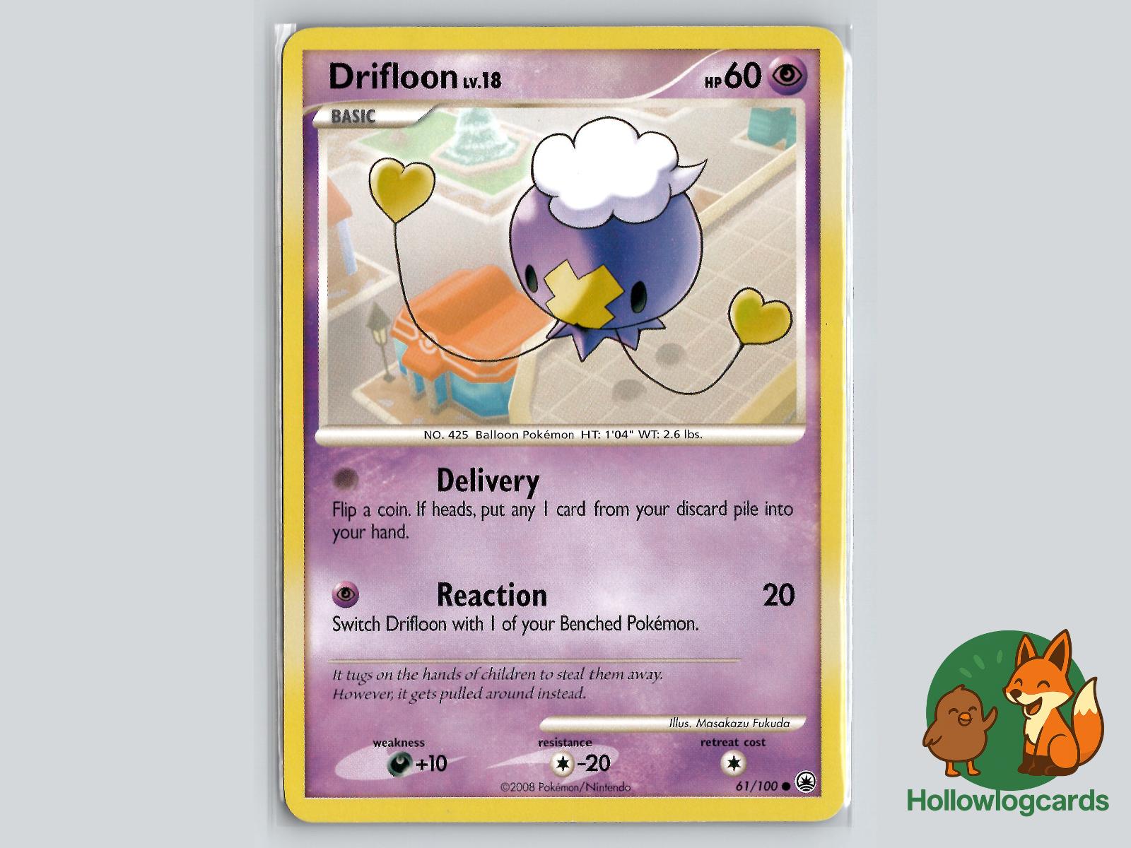 Drifloon (61/100) - Majestic Dawn Pokémon Card