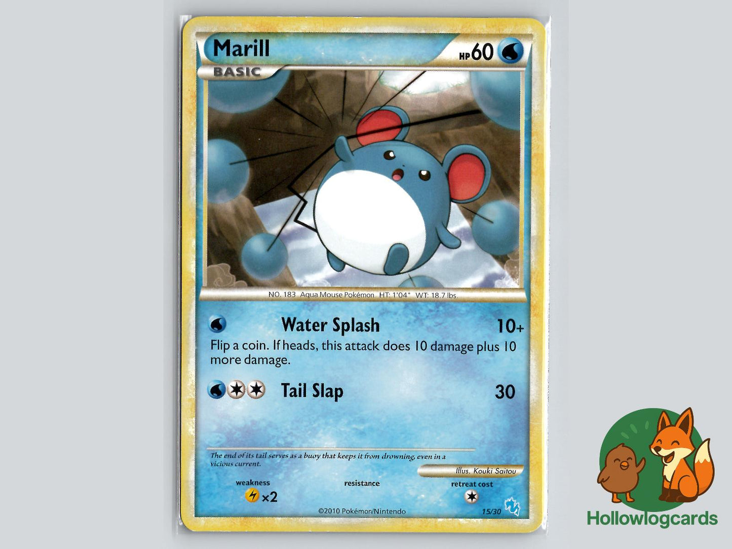 Marill (15/30) Pokémon Card
