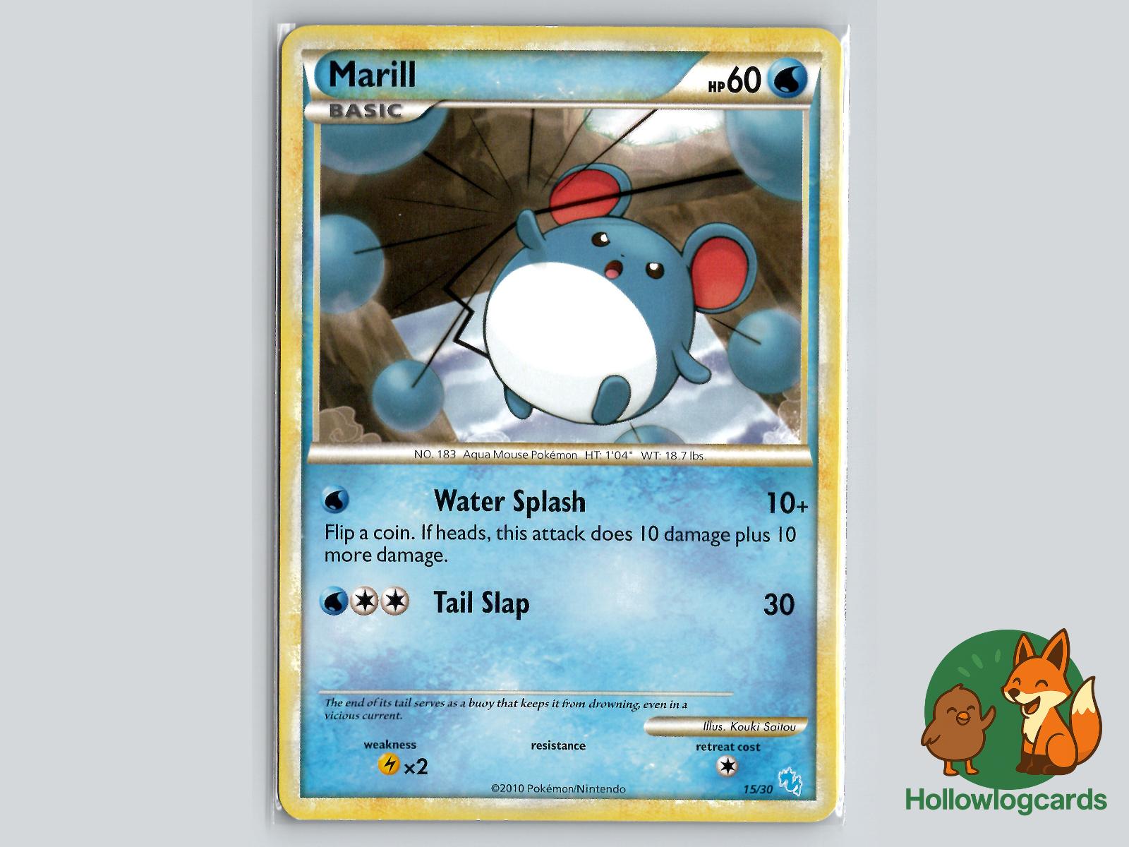 Marill (15/30) Pokémon Card