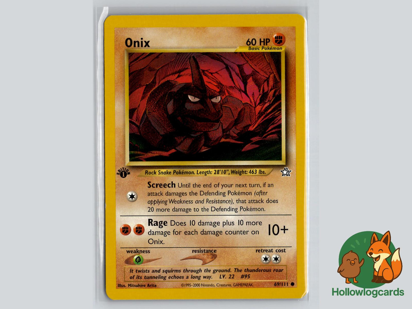 Onix (69/111) - Neo Genesis Pokémon Card