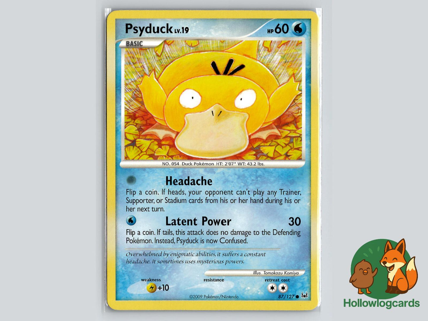 Psyduck (87/127) - Platinum Pokémon Card