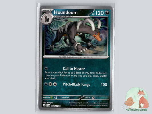 Houndoom (063/131) - Prismatic Evolutions Pokémon Card