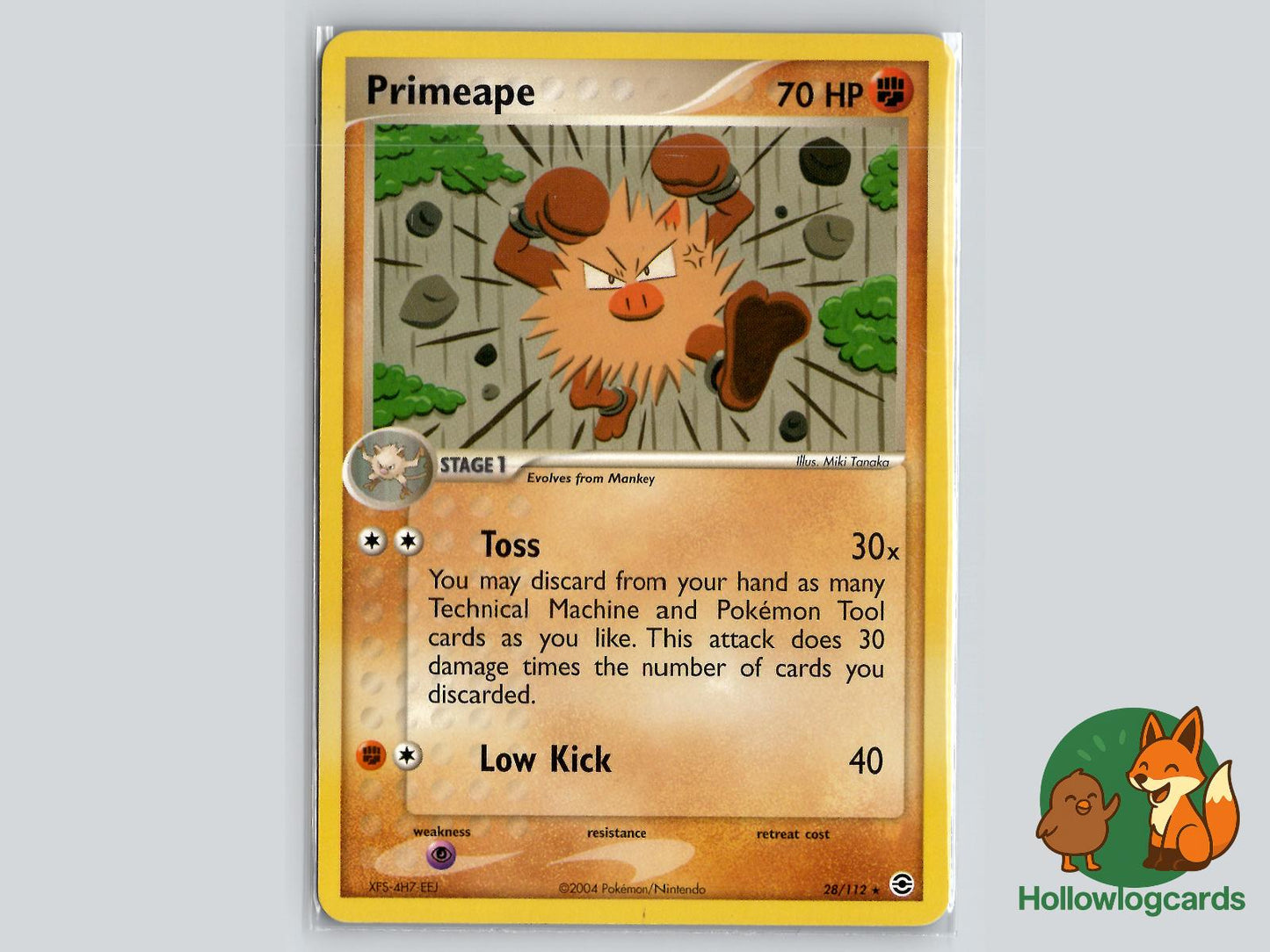 Primeape (28/112) - FireRed & LeafGreen Pokémon Card