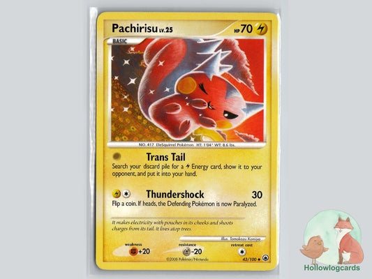 Pachirisu (43/100) - Majestic Dawn Pokémon Card
