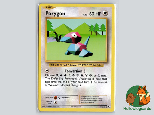 Porygon (71/108) - Evolutions Pokémon Card