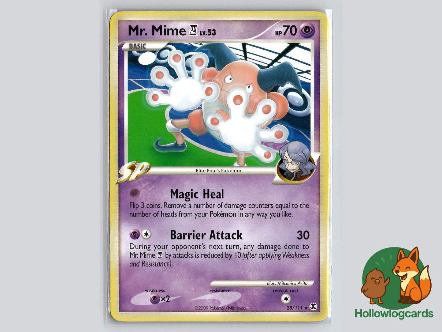 Mr. Mime E4 (28/111) - Rising Rivals Pokémon Card